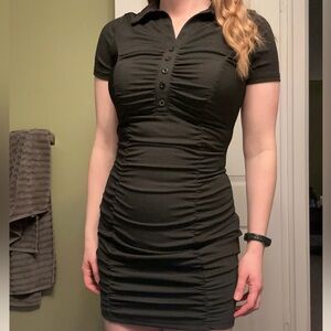 🖤✨ Black Bodycon Dress